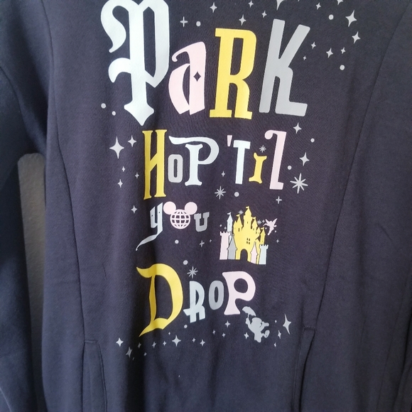 DISNEY PARKS Hoodie Park Hop Till You Drop - Picture 3 of 10